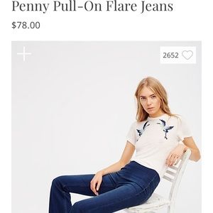 FREE PEOPLE penny flare jeans